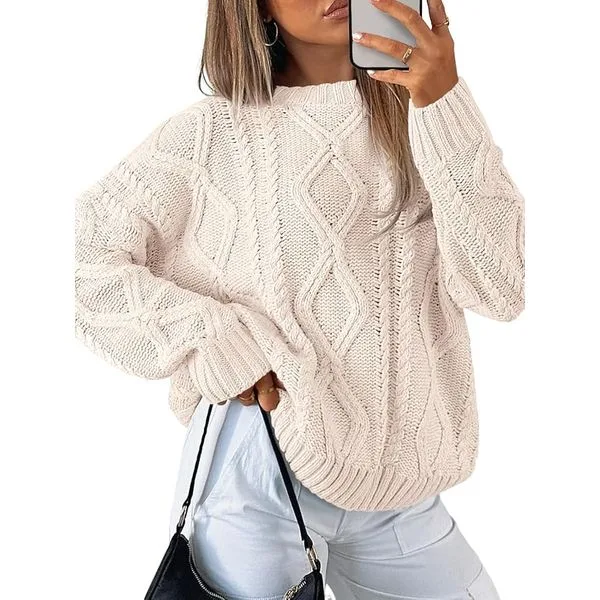 Oversized Cable Knit Sweater
