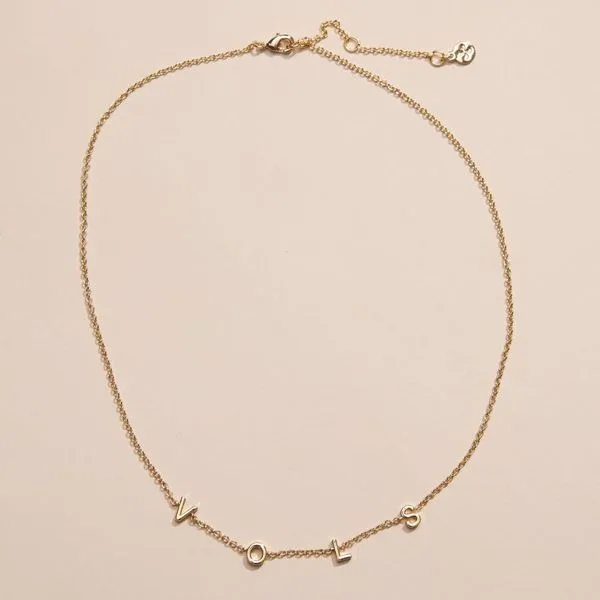 University of Tennessee VOLS Initial Necklace