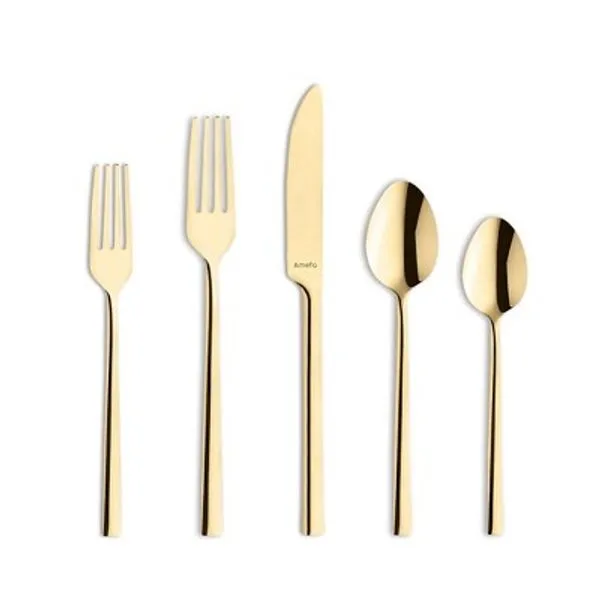 Dallas Gold Flatware — 20-Piece Set