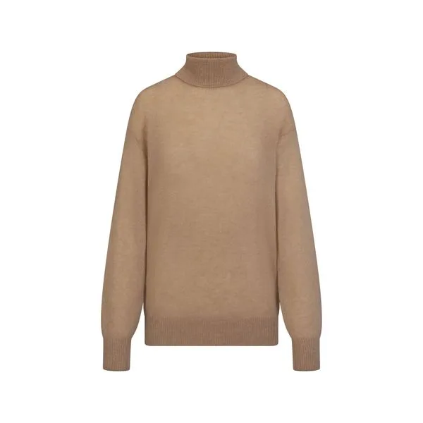 Airy Cashmere Turtleneck - Toffee