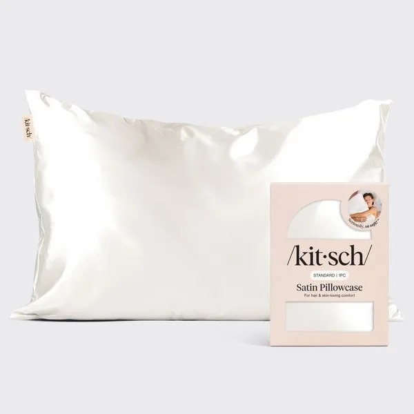 Ivory satin pillowcase from the Gifts for Her edit