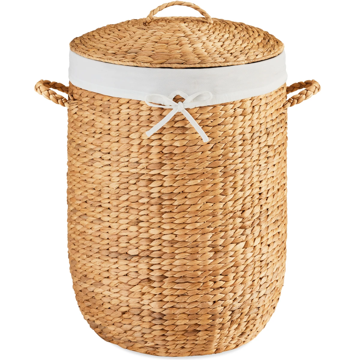 Round Laundry Hamper with Lid