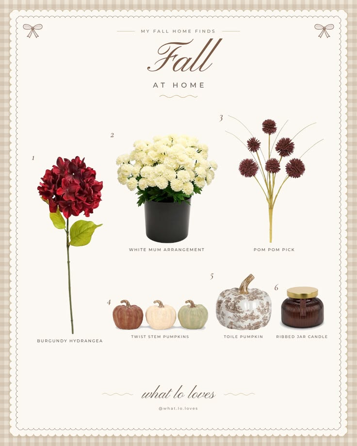 What Lo Loves - Fall at Home