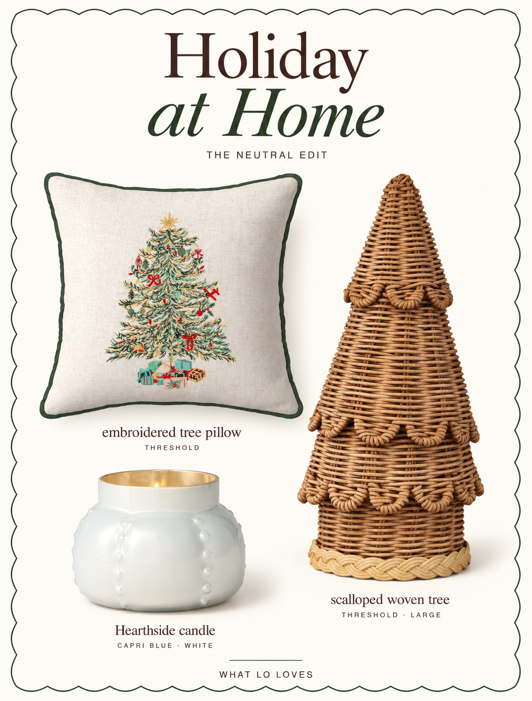 The complete approved Holiday at Home collage